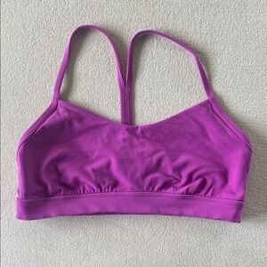 Lululemon Flow Y Nulu Bra *Light Support, A–C Cups Vivid Plum 10